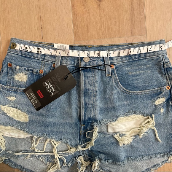NWT LEVI’S 501 Original High Rise Shorts - Picture 5 of 7